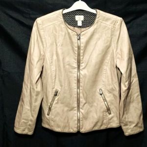 Chico's Faux Leather Jacket